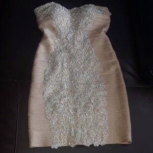 Jovani strapless dress